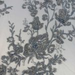 Knitted Fancy Tulle 2018-052 Grey - Image 2