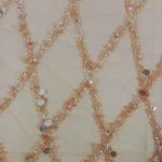 Knitted Fancy Tulle Design 05Peach (Per Piece) - Image 2