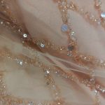 Knitted Fancy Tulle Design 05Peach (Per Piece) - Image 3