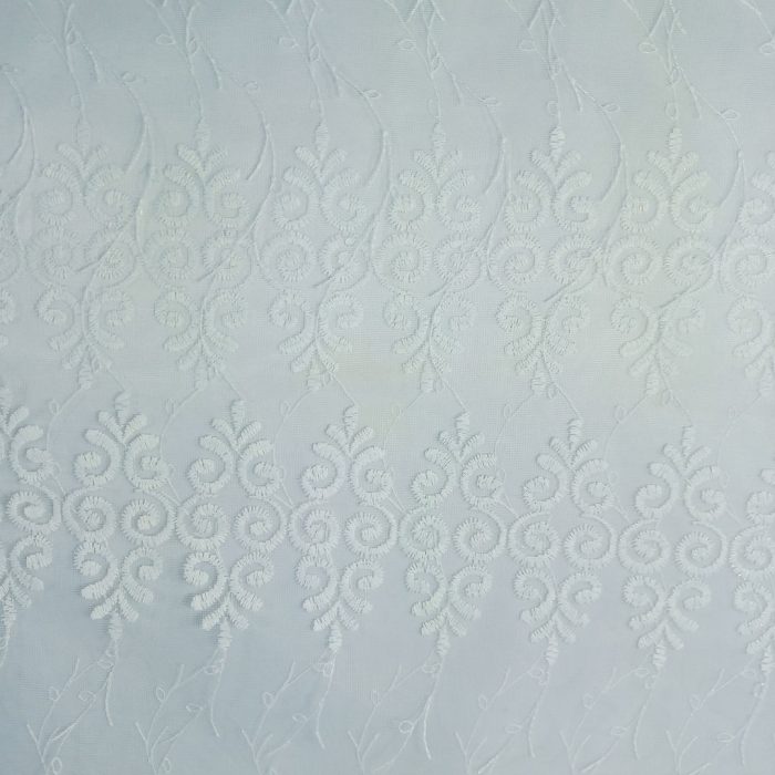 Turkish Voile 280cm -2 Embroidered Curtaining - Image 2
