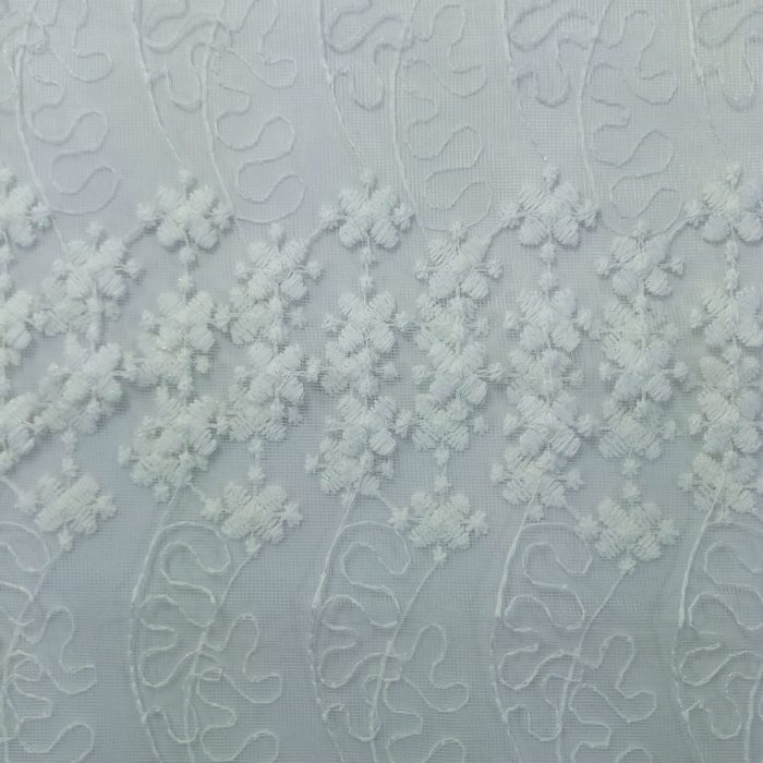 Turkish Voile 280cm  -3 Embroidered Curtaining - Image 2