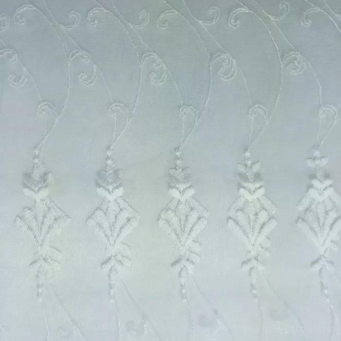 Turkish Voile 280cm -4 Embroidered Curtaining - Image 2