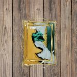 Rectangle Tray 2Pc Marble - Image 3