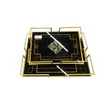 Rectangle Tray 2Pc Medallion