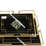 Rectangle Tray 2Pc Medallion - Image 2