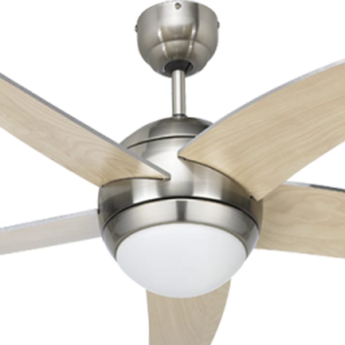 BRIGHT STAR FCF007 Satin 5 Blade Ceiling Fan (Remote) - Image 2