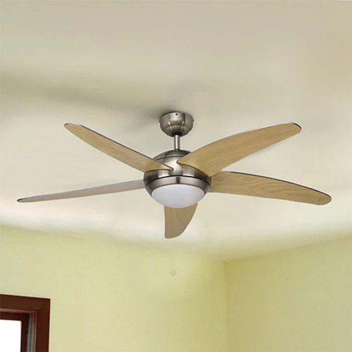 BRIGHT STAR FCF007 Satin 5 Blade Ceiling Fan (Remote) - Image 3