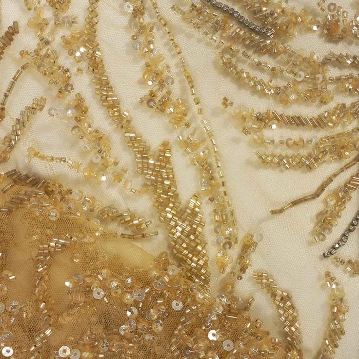 Knitted Fancy Tulle 11N/2096 Gold - Image 3