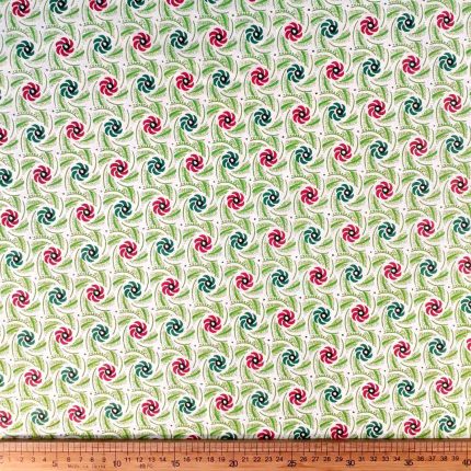 Printed Polycotton 115cm-5 fabric by Metro Lifestyle – versatile, durable, and vibrant printed fabric for clothing, home décor, and crafts.