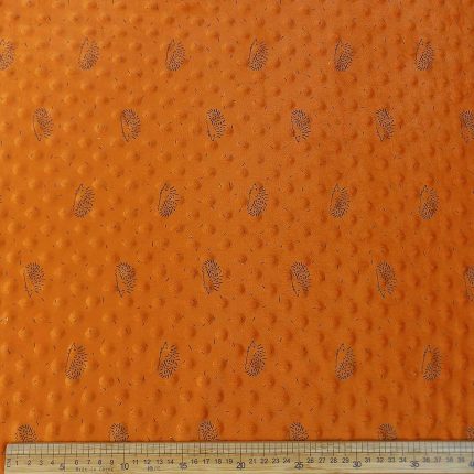 Plush Fleece Porcupine-7 Orange 150cm Fabric