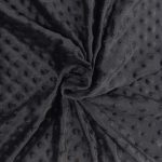 Minky Fleece Black (8) Fabric KC4008 - Image 3