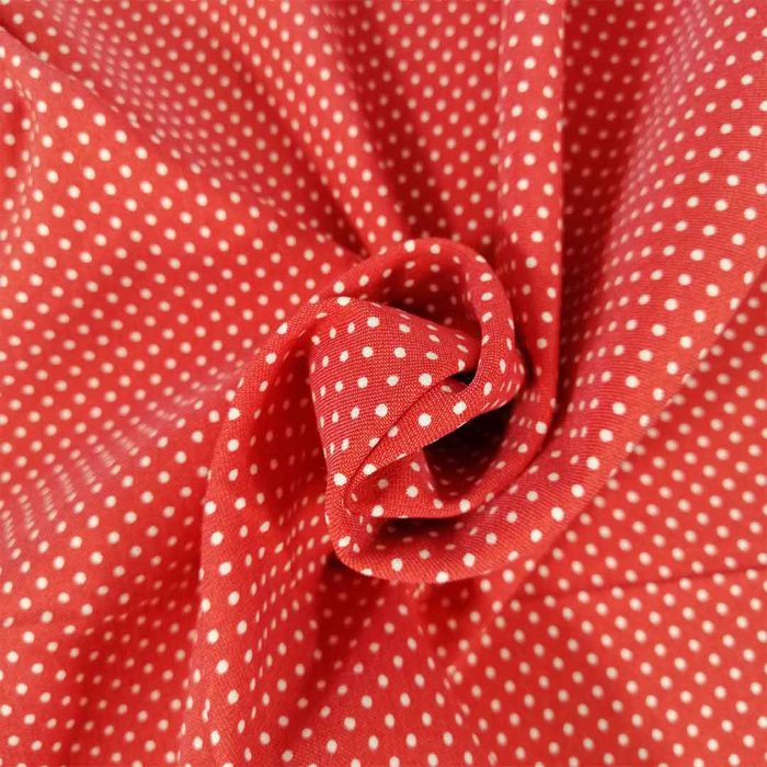 Euro Viscose Spandex Red Dots 15192/057 - Image 3