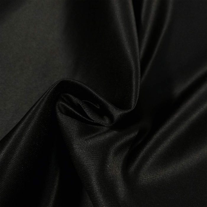 Duchess Satin 150cm Black - Image 3