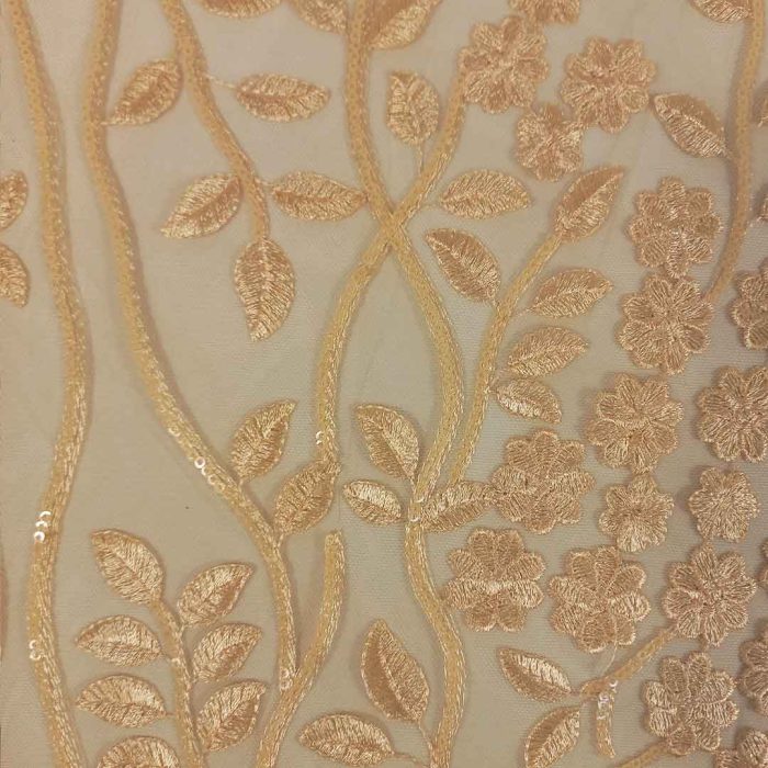 Fancy Knitted Tulle Flower Njp-1736-1 - Image 2