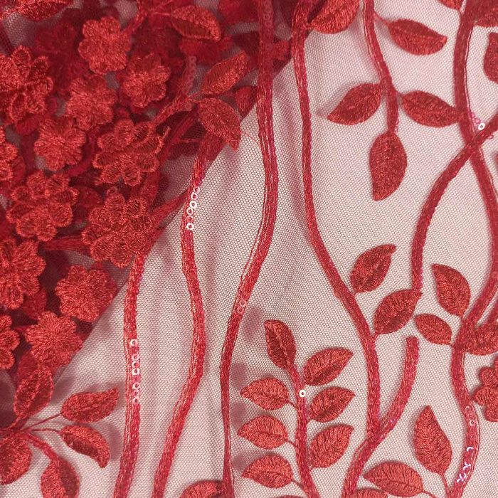 Fancy Knitted Tulle Flower Njp-1736-2 - Image 3