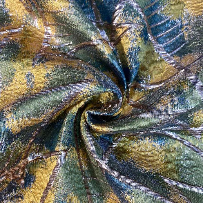 Brocade 15980 Prism Green&Gold - Image 3