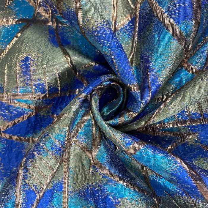 Brocade 15980 Prism Nay&Turq&Grn - Image 3