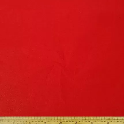 100% Plain Cotton Red 240cm Fabric