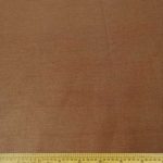 100% Plain Cotton Brown 240cm Fabric