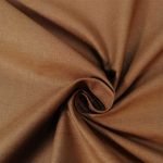 100% Plain Cotton Brown 240cm Fabric - Image 3
