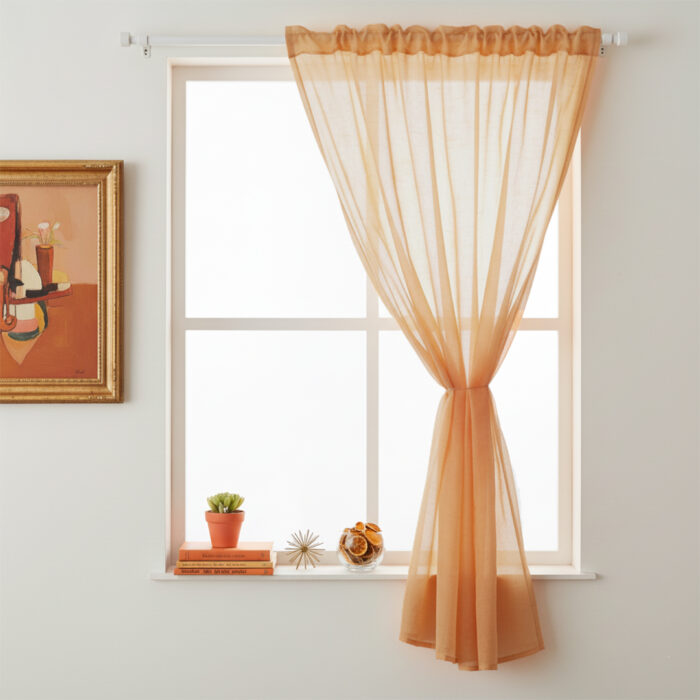 Organza Nail Crushed 260/280cm Orange - Image 2