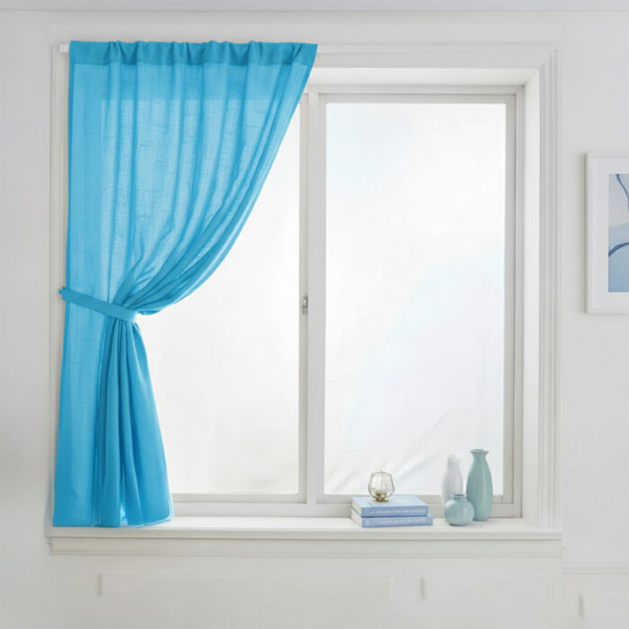 Organza Nail Crushed 260/280cm Sky Blue - Image 2
