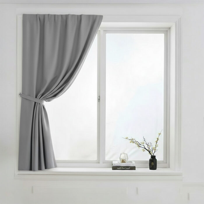Plain Taffeta 280cm Grey - Image 2