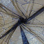 Tulle Black Spangle Abstract Pk1320 Pt1524 - Image 3