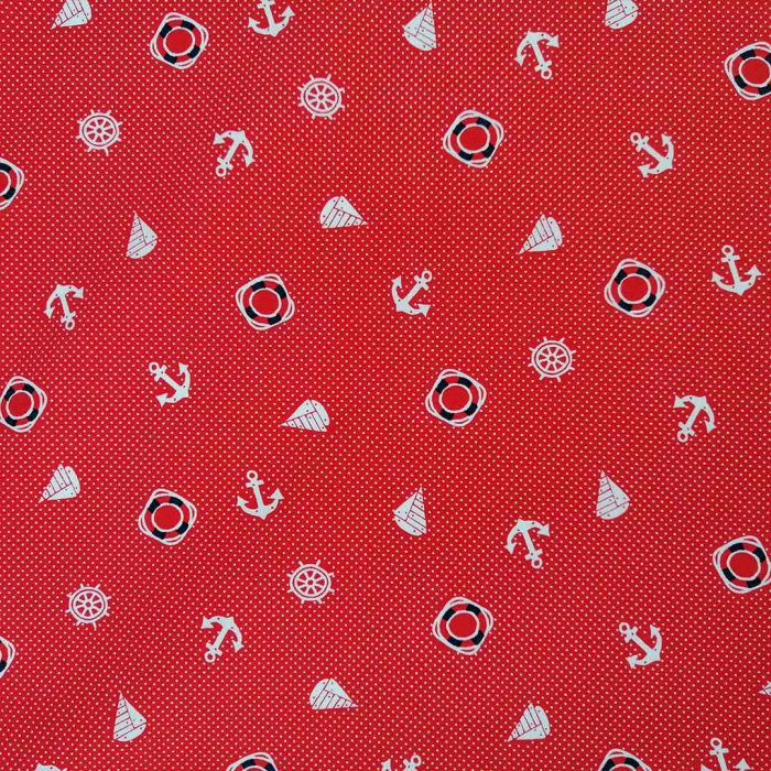 100% Cotton Poplin Printed -11 Nautical - Image 2