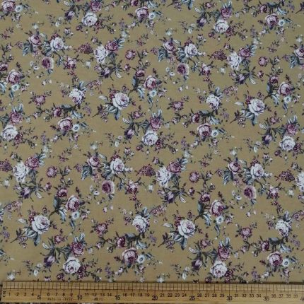 100% Cotton Poplin Printed -8 Roses