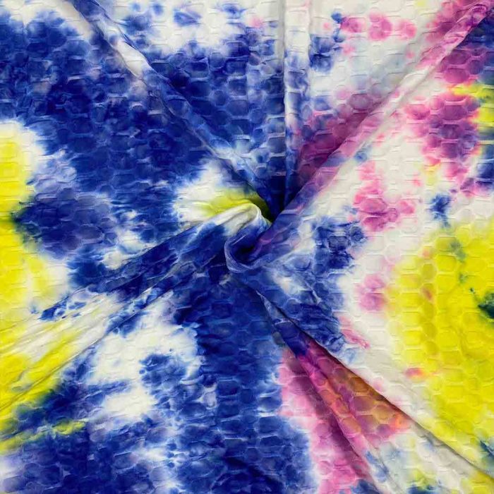 Yoga Jaquard Tie-Dyed Yell/Pink/Blue - Image 3
