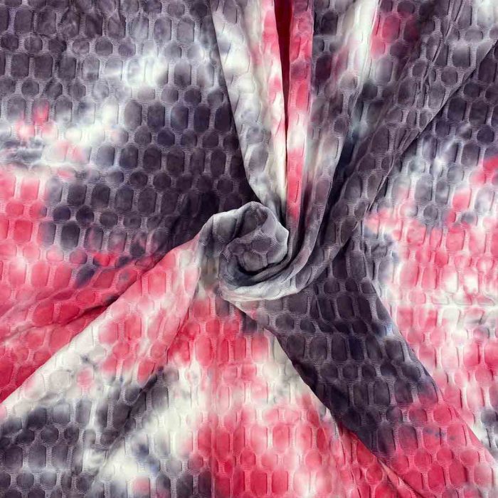 Yoga Jaquard Tie-Dyed Pink/Cream - Image 3