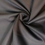 100% Plain Cotton Charcoal 240cm Fabric - Image 3