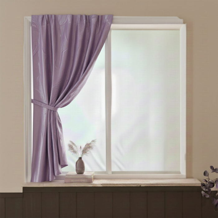 Plain Taffeta 280cm Light Purple - Image 2