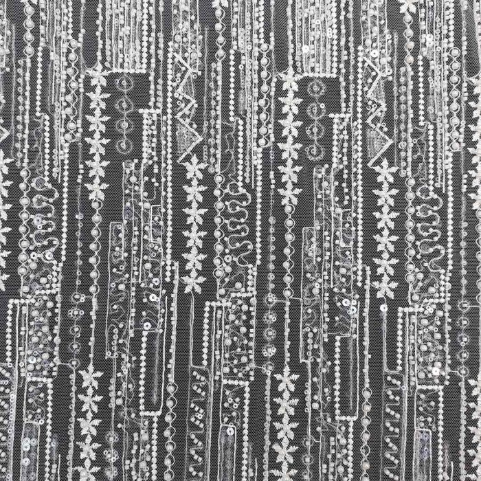 Bridal Lace (X1311A) White Fabric - Image 2