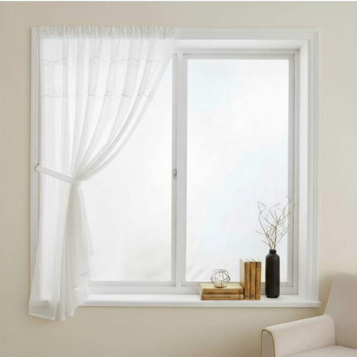 Cornelly Voile White 270cm - Image 2