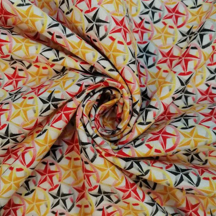 100% Cotton Ptd-20 Star Circle - Image 3