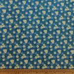 100% Cotton Ptd-26 White Flower