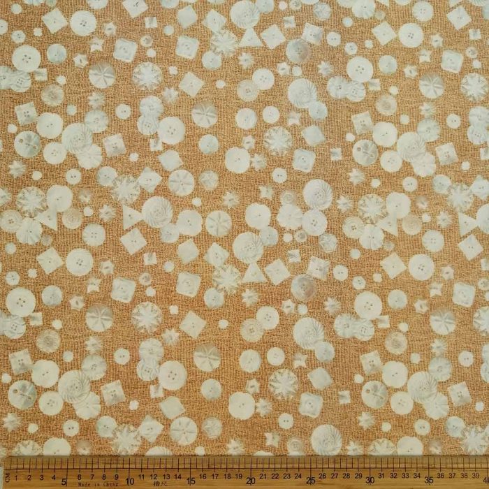100% Cotton Ptd-42 Buttons