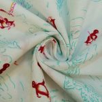 100% Cotton Ptd-48 Skiing Penguins - Image 3