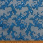 Tulle With Sequins -2 Turquick