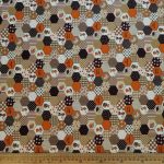 100% Cotton Printed-33 Patchwork Hex