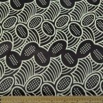 Wax Printed Piece Shield Beige&Brown: 480cmx112cm