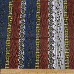 Wax Printed Piece Reptile-Print: 480cmx112cm