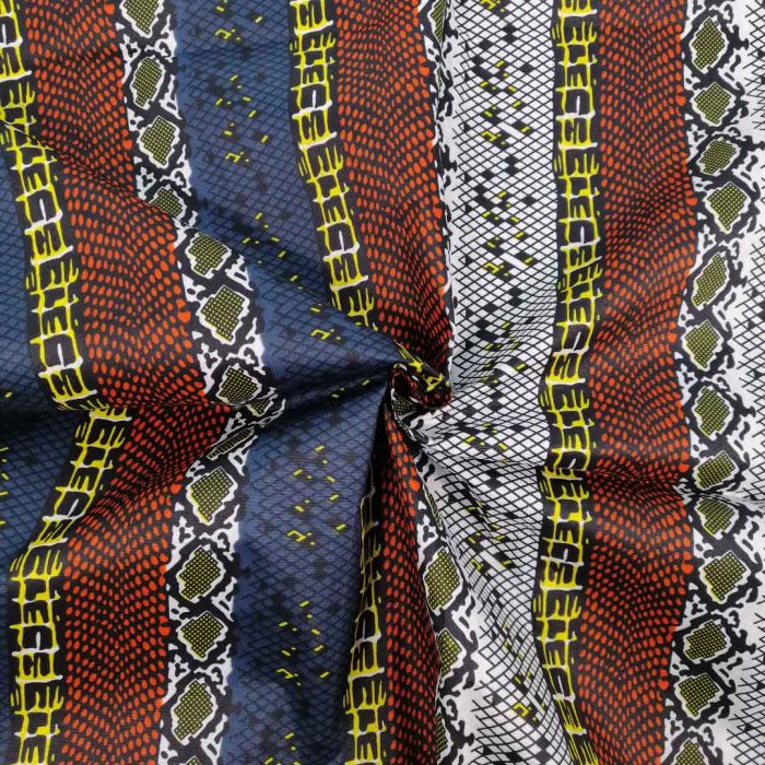 Wax Printed Piece Reptile-Print: 480cmx112cm - Image 3