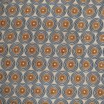 Wax Printed Piece Orbit Beige/Brown: 480cm x 112cm - Image 2