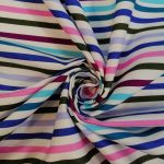 100% Cotton Poplin Printed -16 Sripes - Image 3