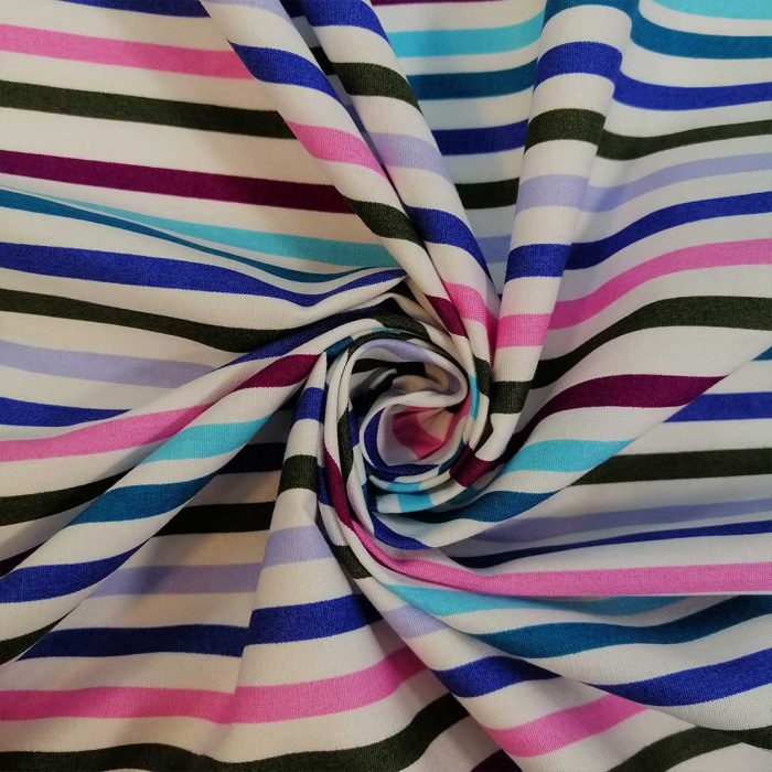 100% Cotton Poplin Printed -16 Sripes - Image 3