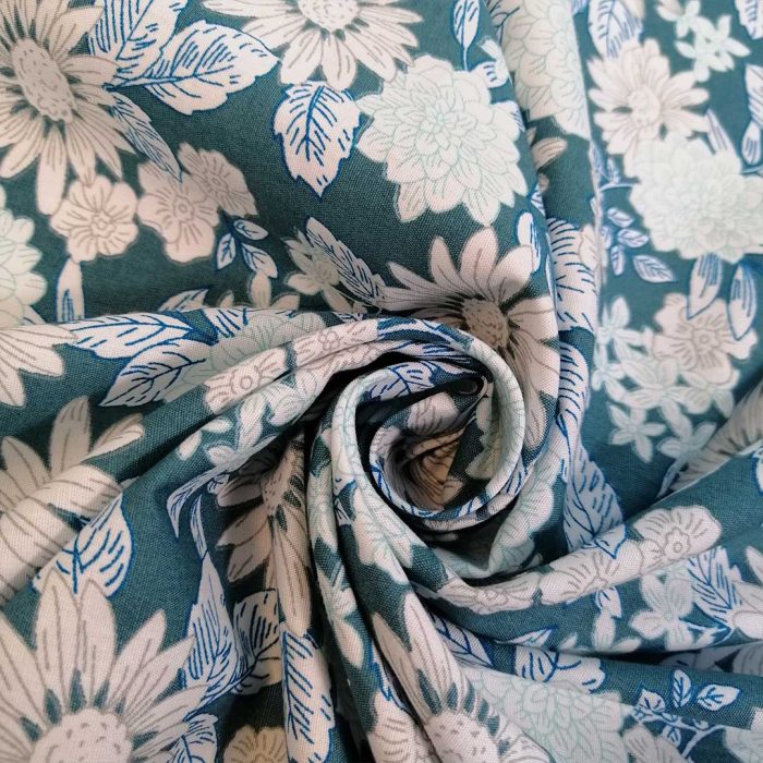 100% Cotton Poplin Printed -21 Floral - Image 3