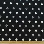 100% Cotton Poplin Printed-32 Dots